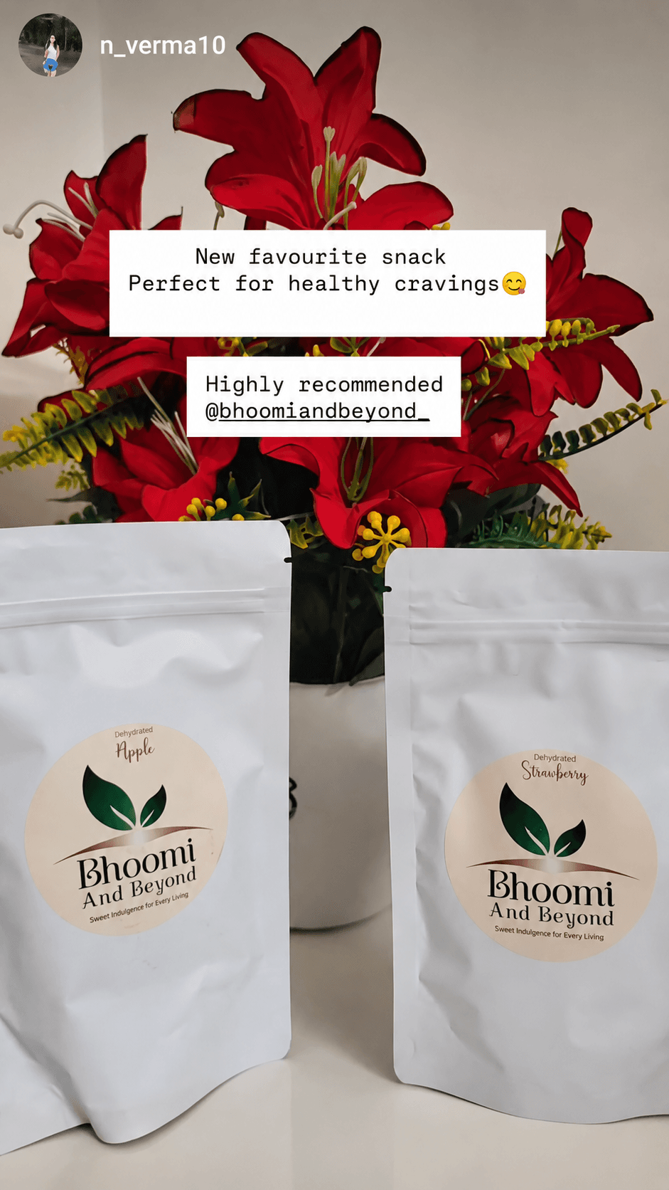 @_shrutiiverma15_ β Dehydrated Pineapple and Kiwi pouches, good quality fresh taste
