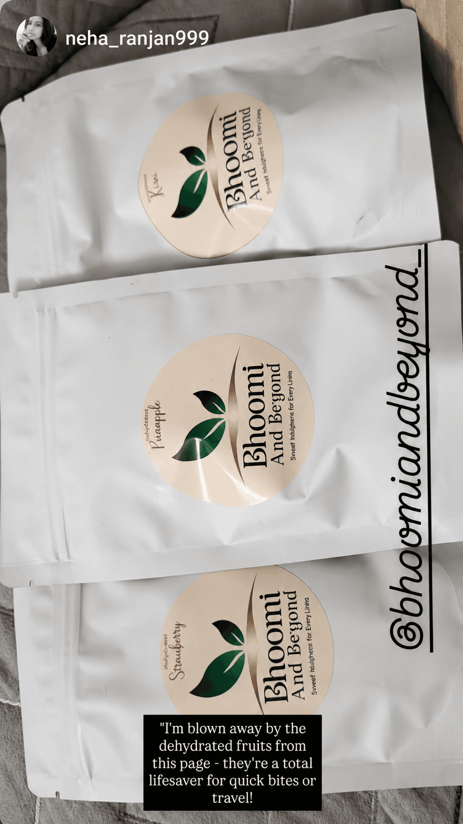 Bhoomi & Beyond β customer Instagram story
