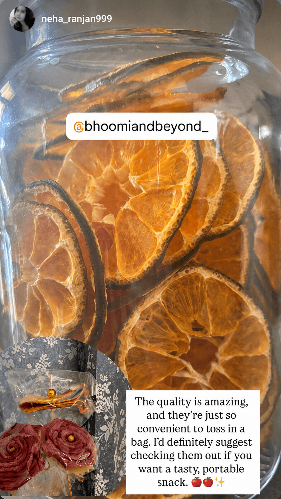 Bhoomi & Beyond β customer Instagram story